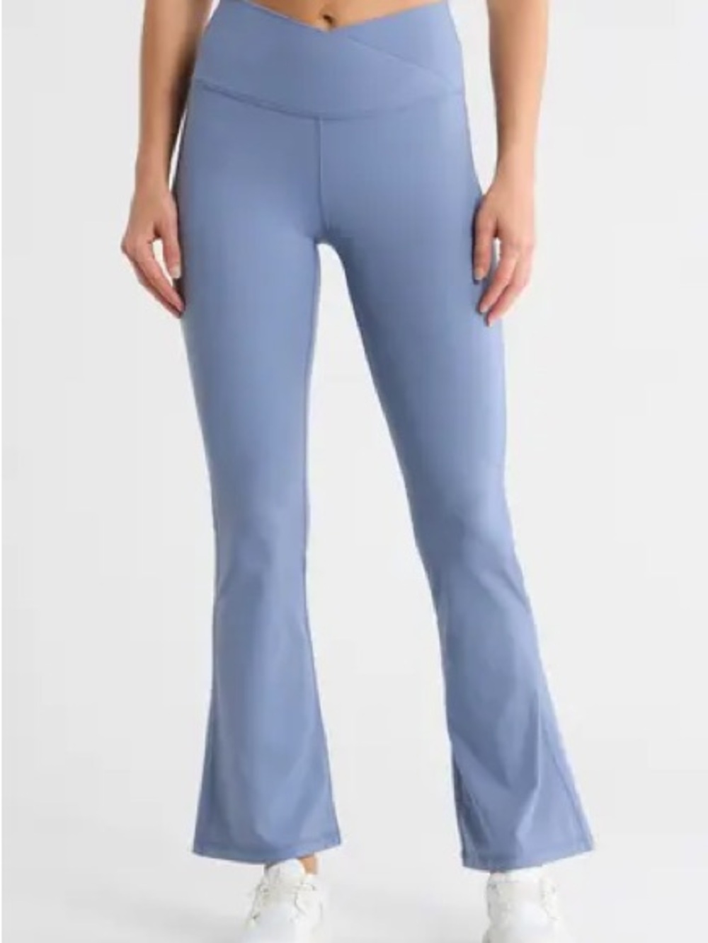 NWT Yogalicious High-Waist Crossover Flare Leg - Symphony Blue